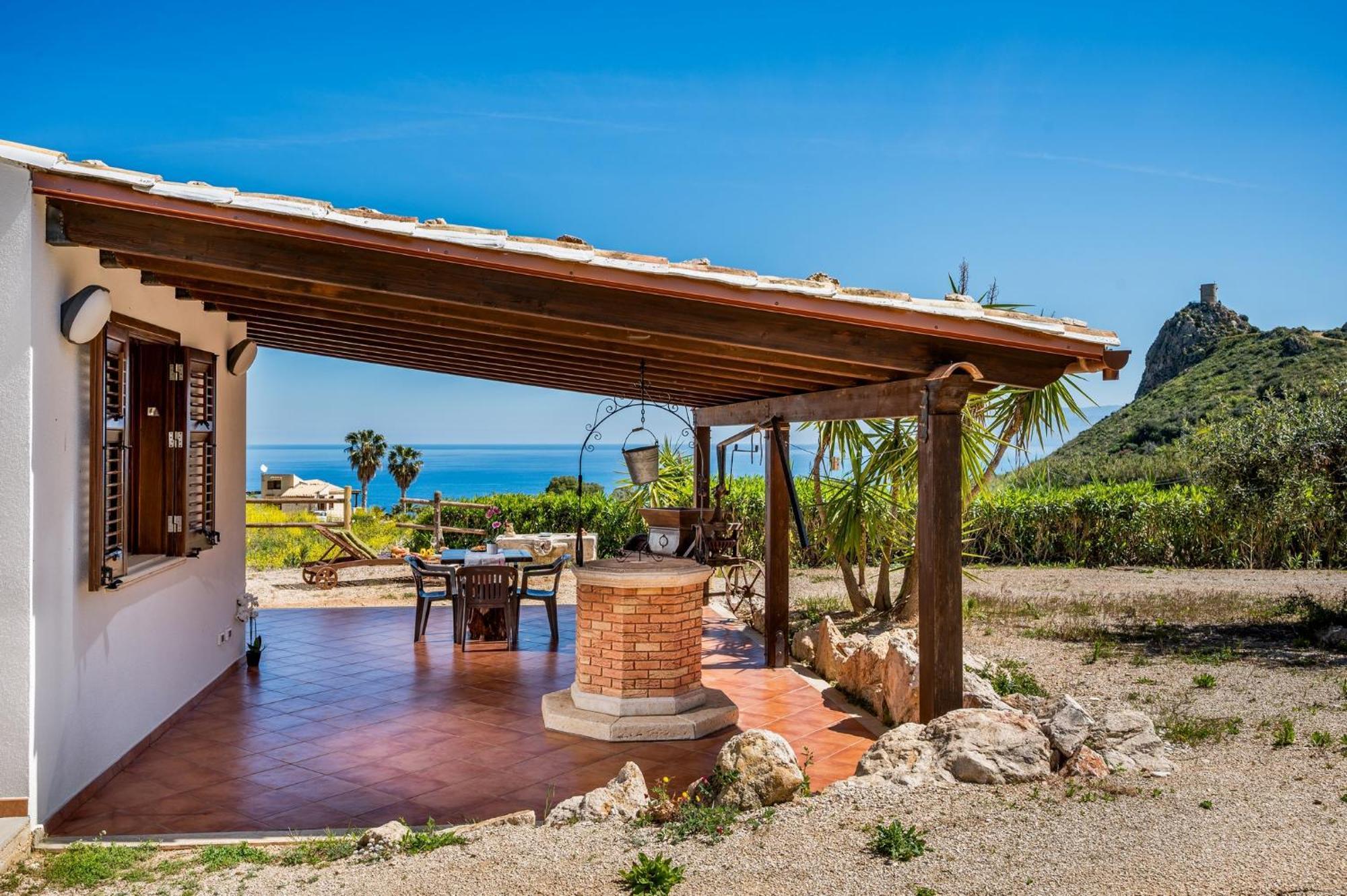 סקופלו Villa Elena Vicino La Riserva Naturale Dello Zingaro מראה חיצוני תמונה