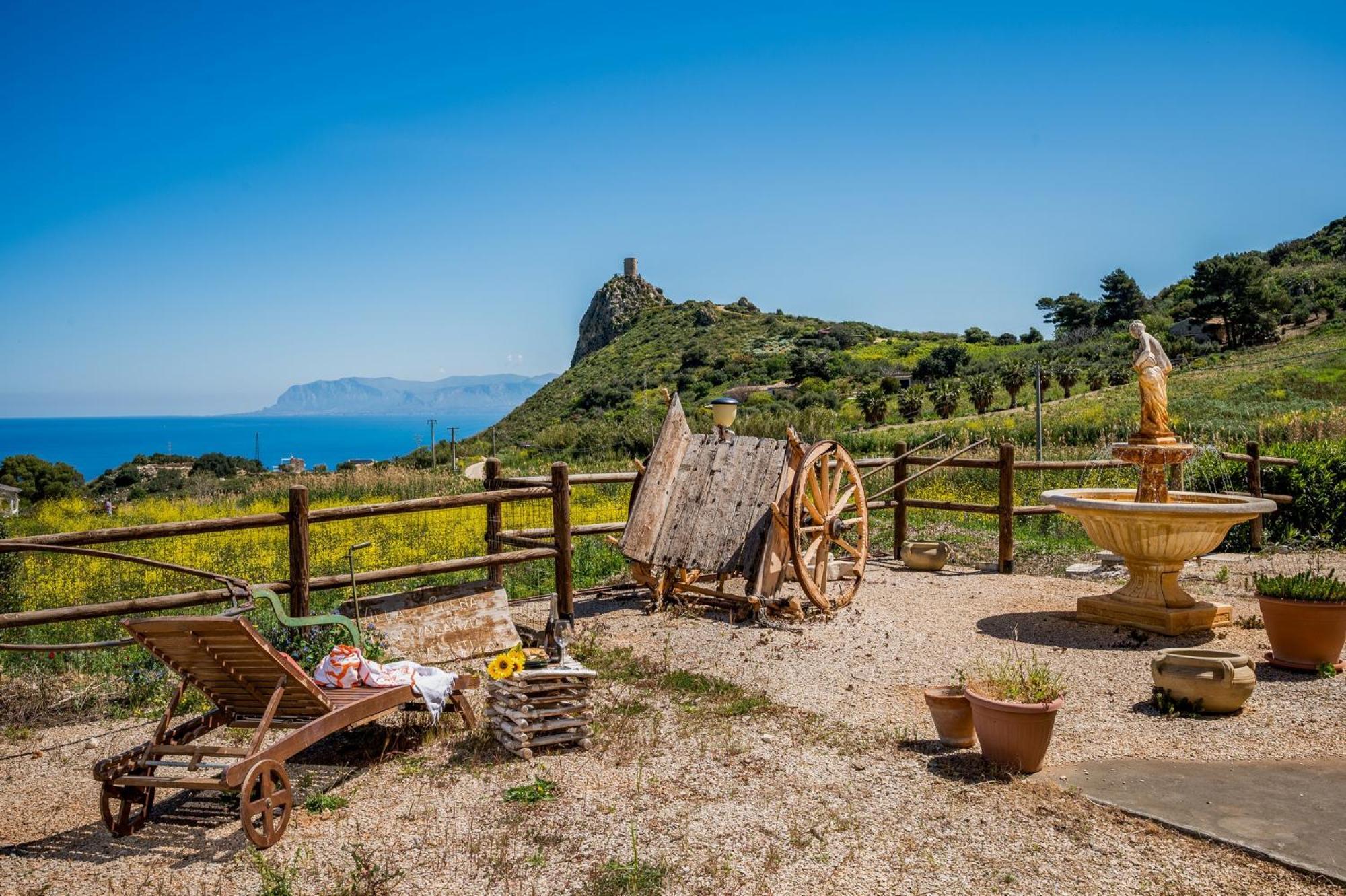 סקופלו Villa Elena Vicino La Riserva Naturale Dello Zingaro מראה חיצוני תמונה